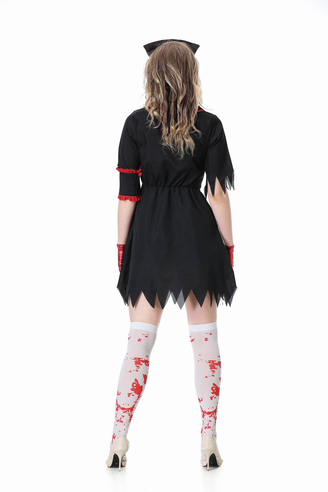 Halloween Horror Vampire Nurse Outfit For Women Carnival Masquerade Party